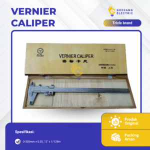 Vernier caliper 0-300mm x 0.05, 12" x 1/128in