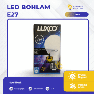 LED E27 7W Putih 630 Lumen