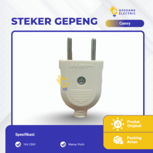 Steker gepeng putih