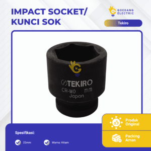 Kunci sok 25mm - Black