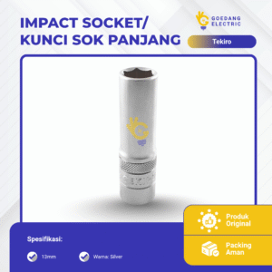 Kunci sok 13mm - silver