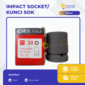 Impact Socket/ Kunci Sok 30mm - Black