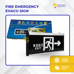 Fire Emergency Evacu Sign Luminaires