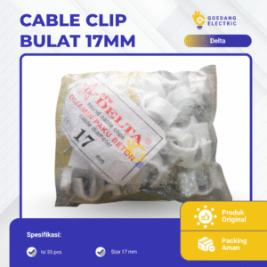 Cable Clip Bulat 17mm
