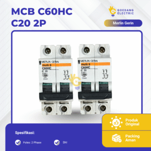 C60HC C20 10kA 2P