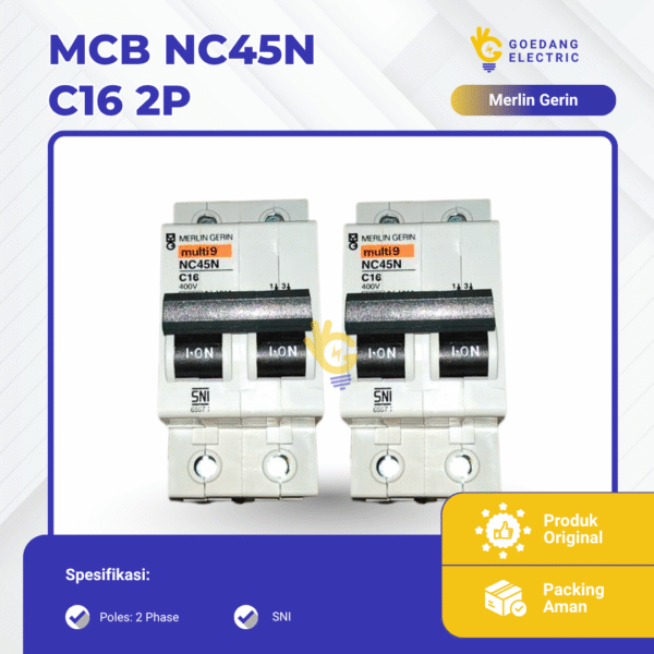 NC45N C16 6kA 2P